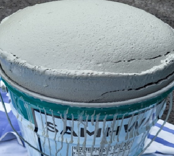 에폭시 라이닝 제품 발열 및 겔화